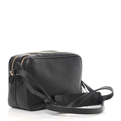 Prada Vitello Daino Medium Double Zip Shoulder Bag Black 5 of 21