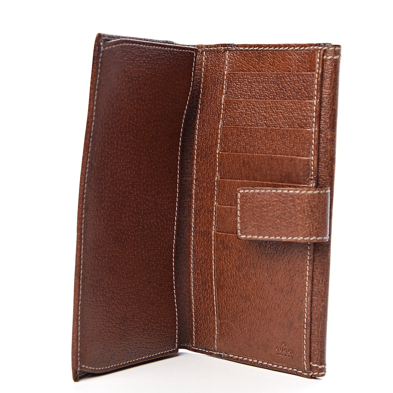 Gucci Monogram Bamboo Continental Wallet Brown 5 of 8