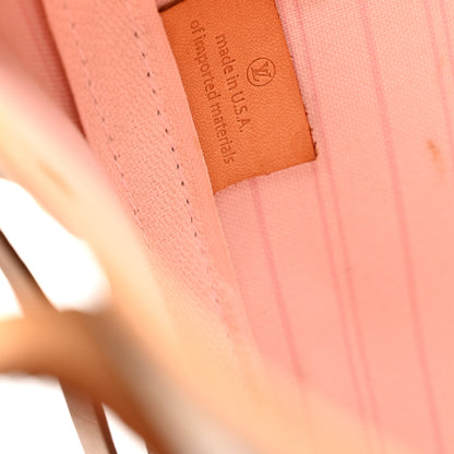 Louis Vuitton Damier Azur Neo Neverfull MM Rose Ballerine 7 of 15