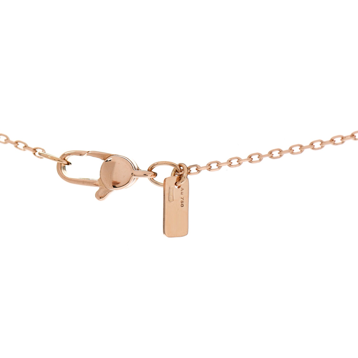 Gucci 18K Rose Gold Icon Twirl Necklace 5 of 6