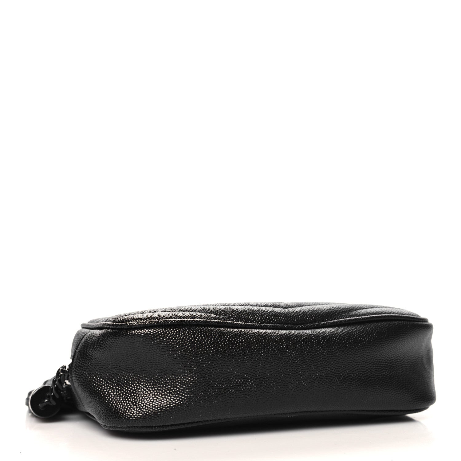 Saint Laurent Grain De Poudre Matelasse Monochrome Monogram Mini Lou Camera Bag Black 4 of 10