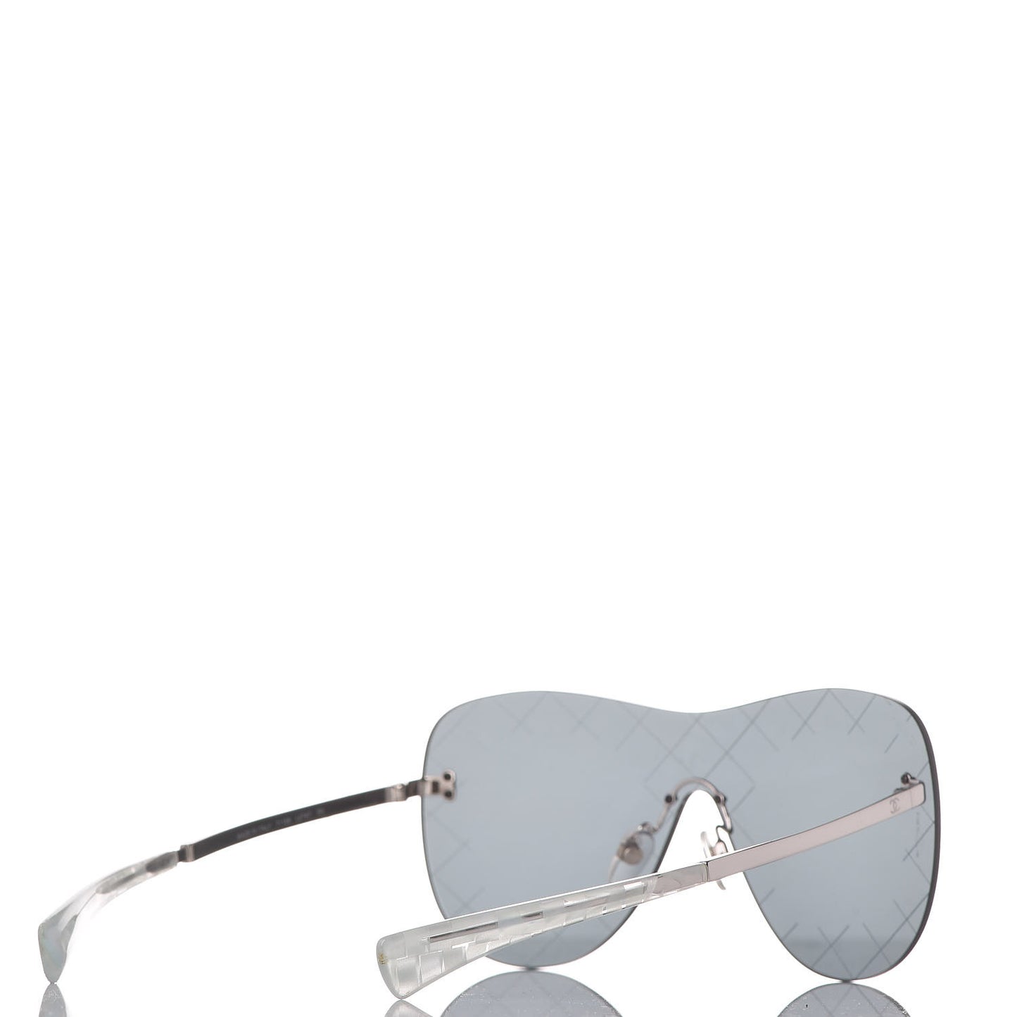 Shield Runway Sunglasses 4215 Silver Grey
