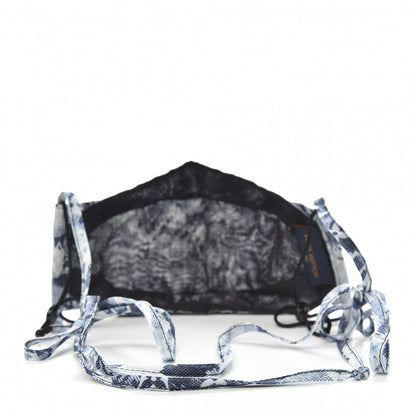 Louis Vuitton Monogram Tapestry Face Mask Blue 2 of 6