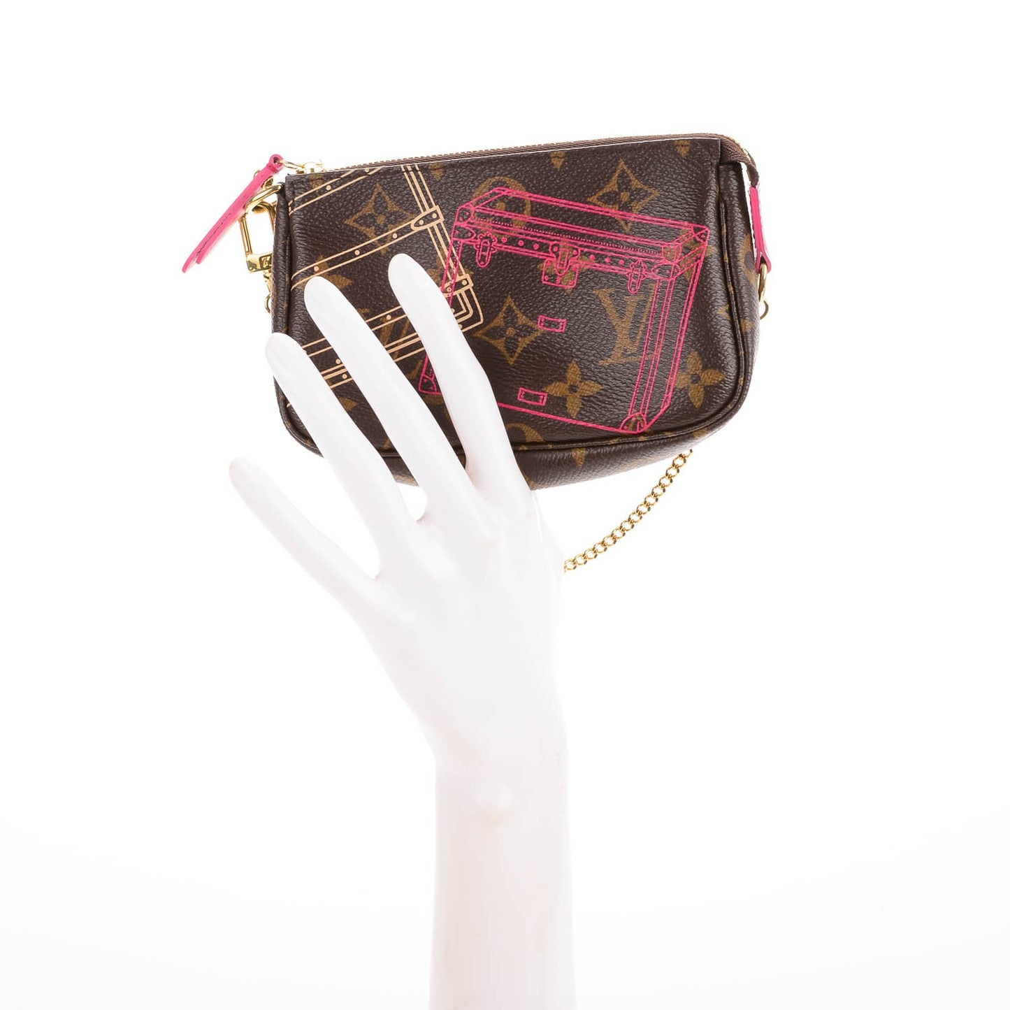 Monogram 2014 Christmas Animation Mini Pochette Accessories