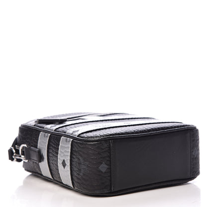 MCM Visetos Spot Crossbody Bag Black 4 of 11
