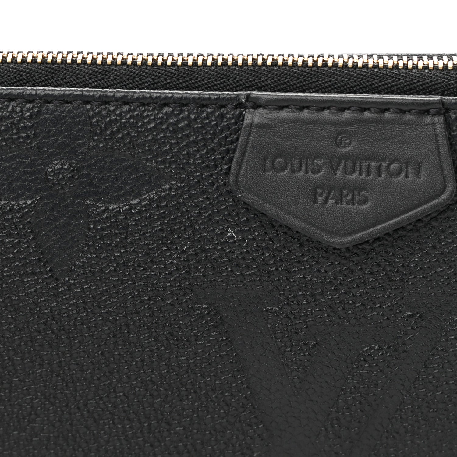 Louis Vuitton Empreinte Monogram Giant Multi Pochette Accessories Large Pochette Black 10 of 11
