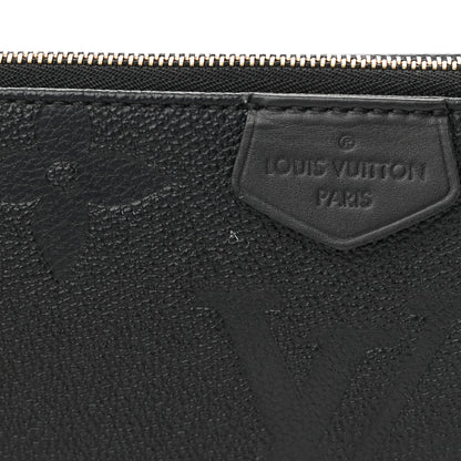 Louis Vuitton Empreinte Monogram Giant Multi Pochette Accessories Large Pochette Black 10 of 11