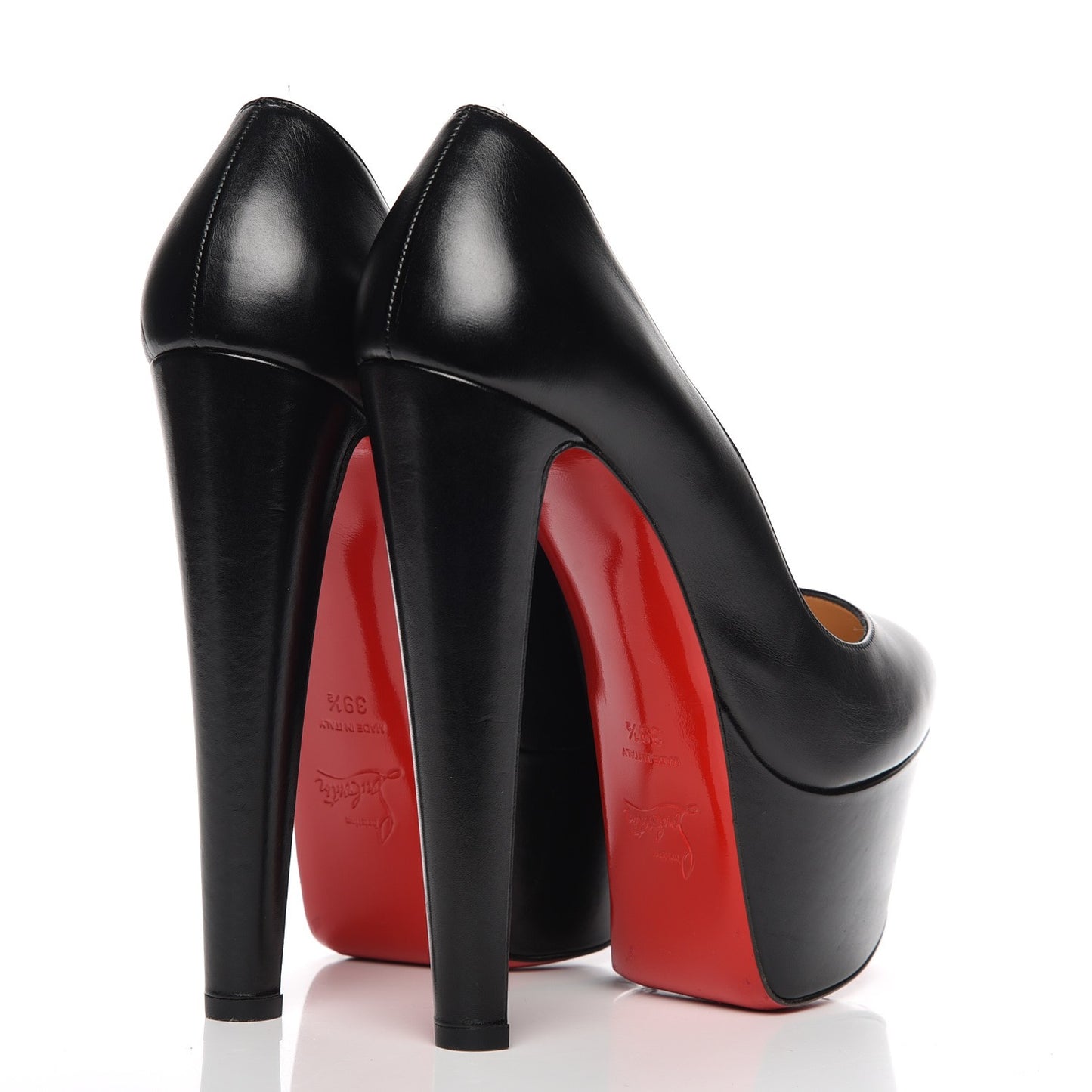 Shiny Calfskin Alta Vicky 160 Pumps 39.5 Black