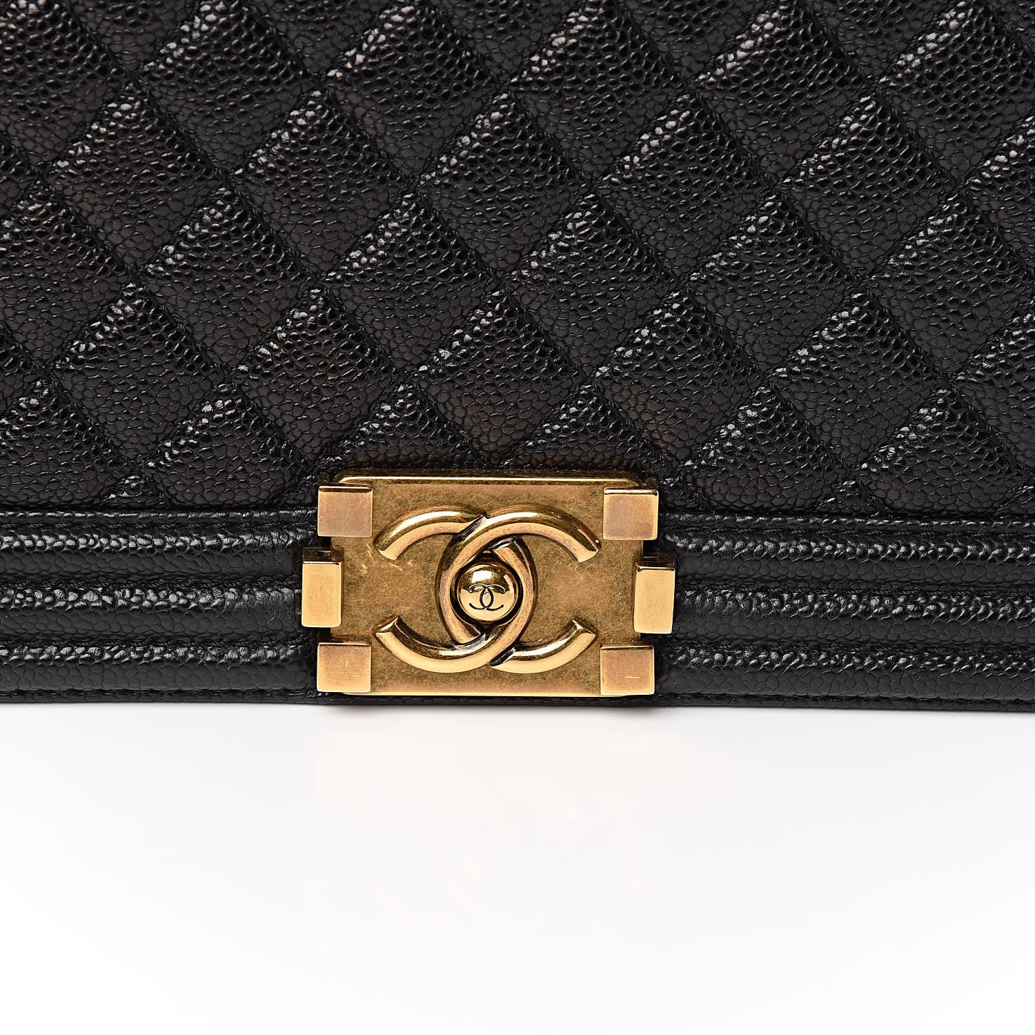 Chanel Caviar Quilted New Medium Boy Flap Black 10 of 10