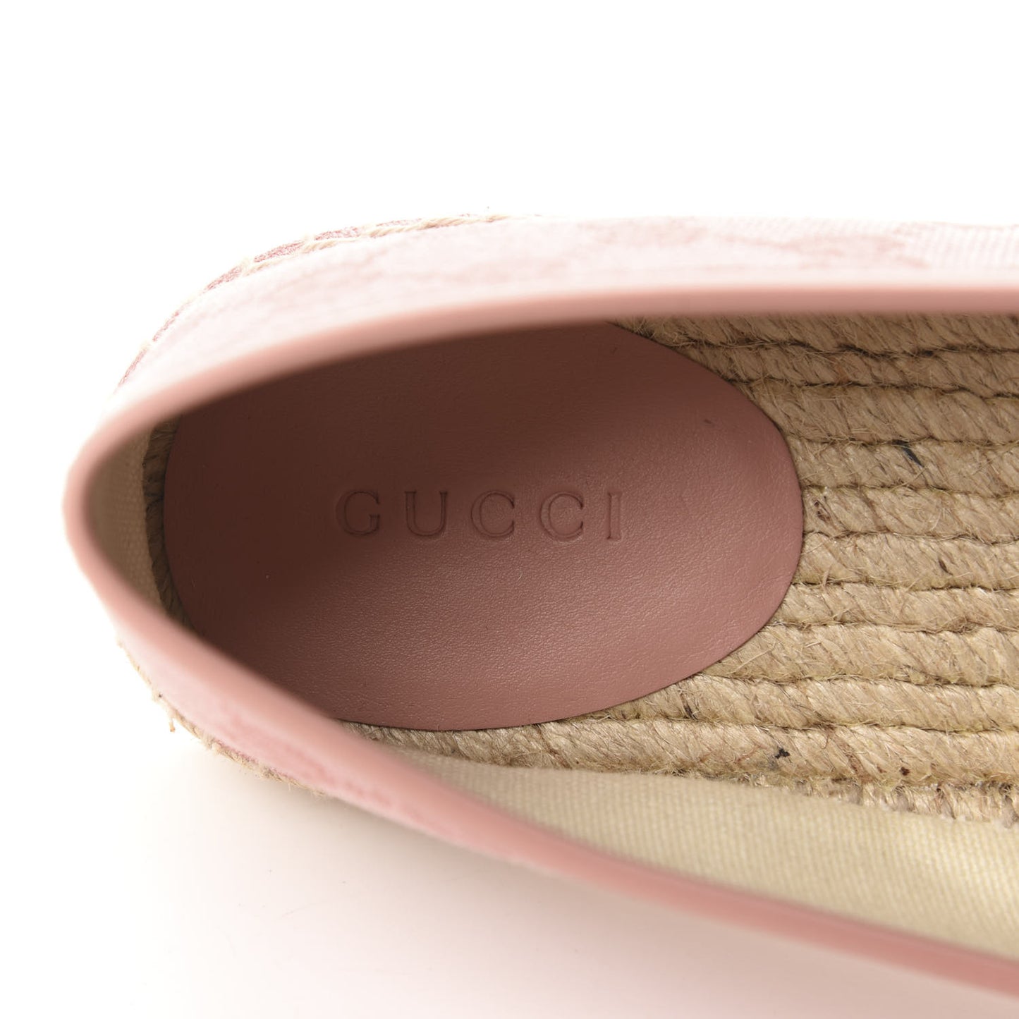 Monogram Espadrilles 36.5 Soft Pink