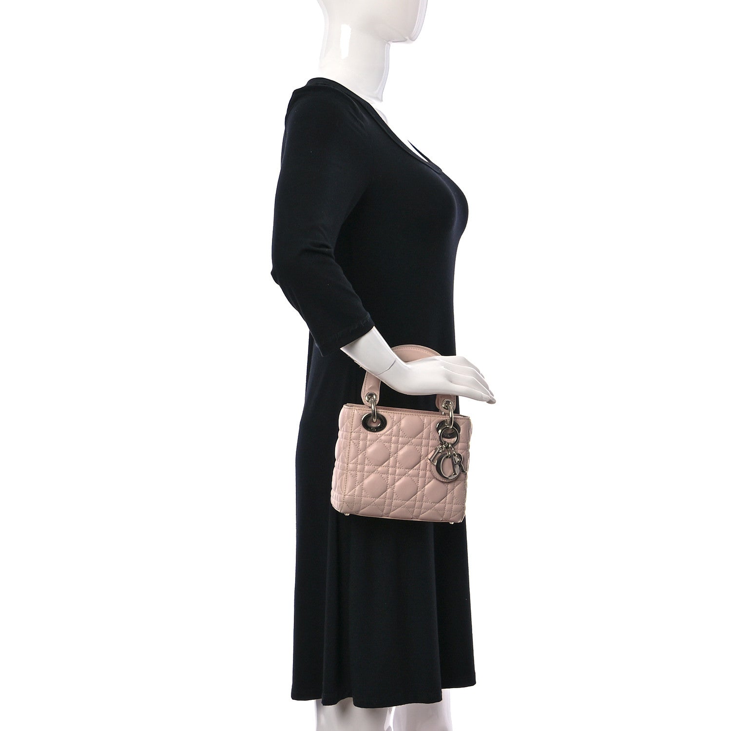 Fendi X VERSACE Glazed Fabric Fendace FF Baroque Continental Wallet On Chain Gold White Rosa 2 of 13