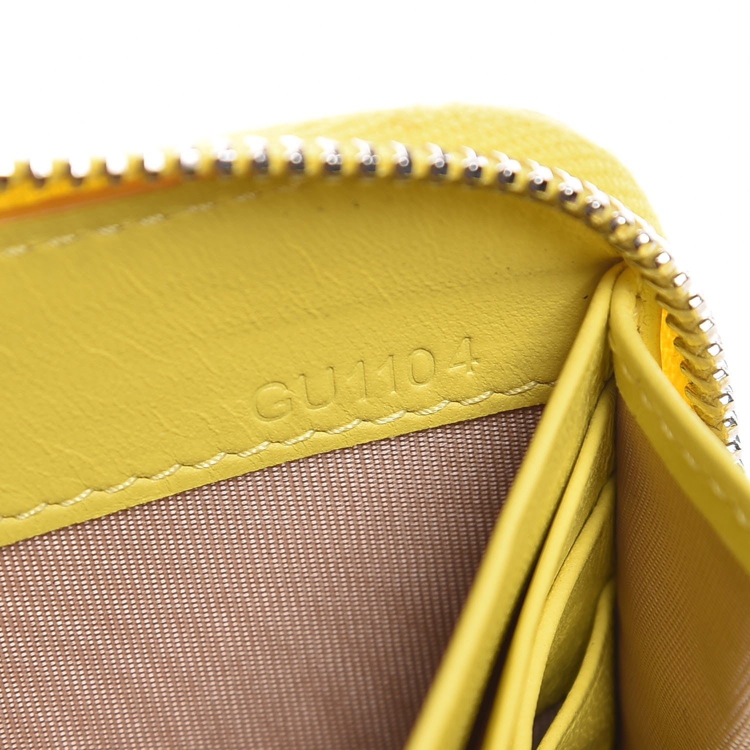 Givenchy Sugar Goatskin Pandora Zip Around Wallet Yellow 8 of 8
