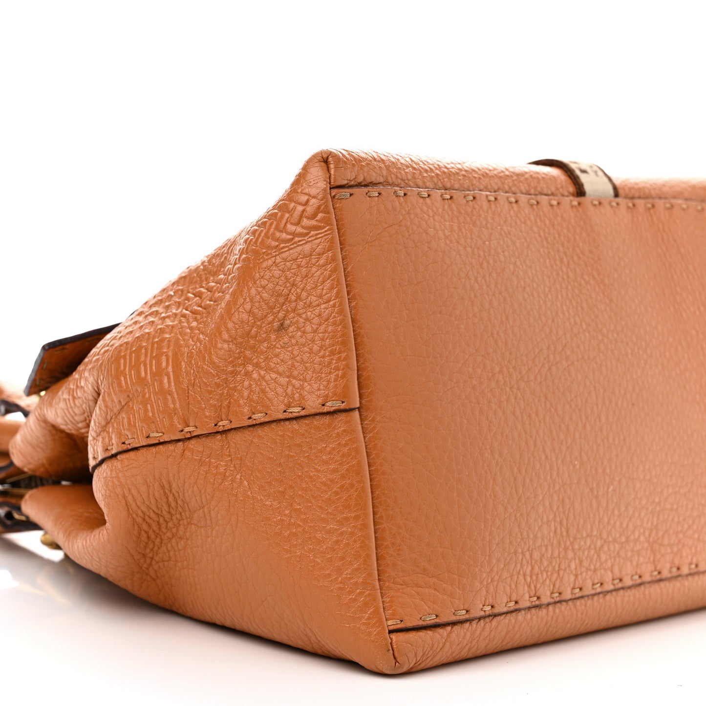 Cuoio Romano Selleria Small Villa Borghese Tote Meile Beige