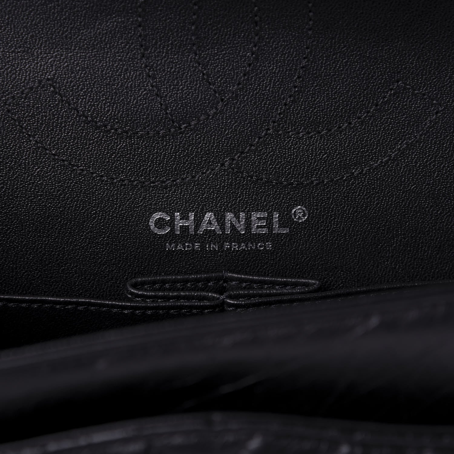 Chanel Aged Calfskin Chevron Quilted 2.55 Reissue 226 So Black 8 of 10
