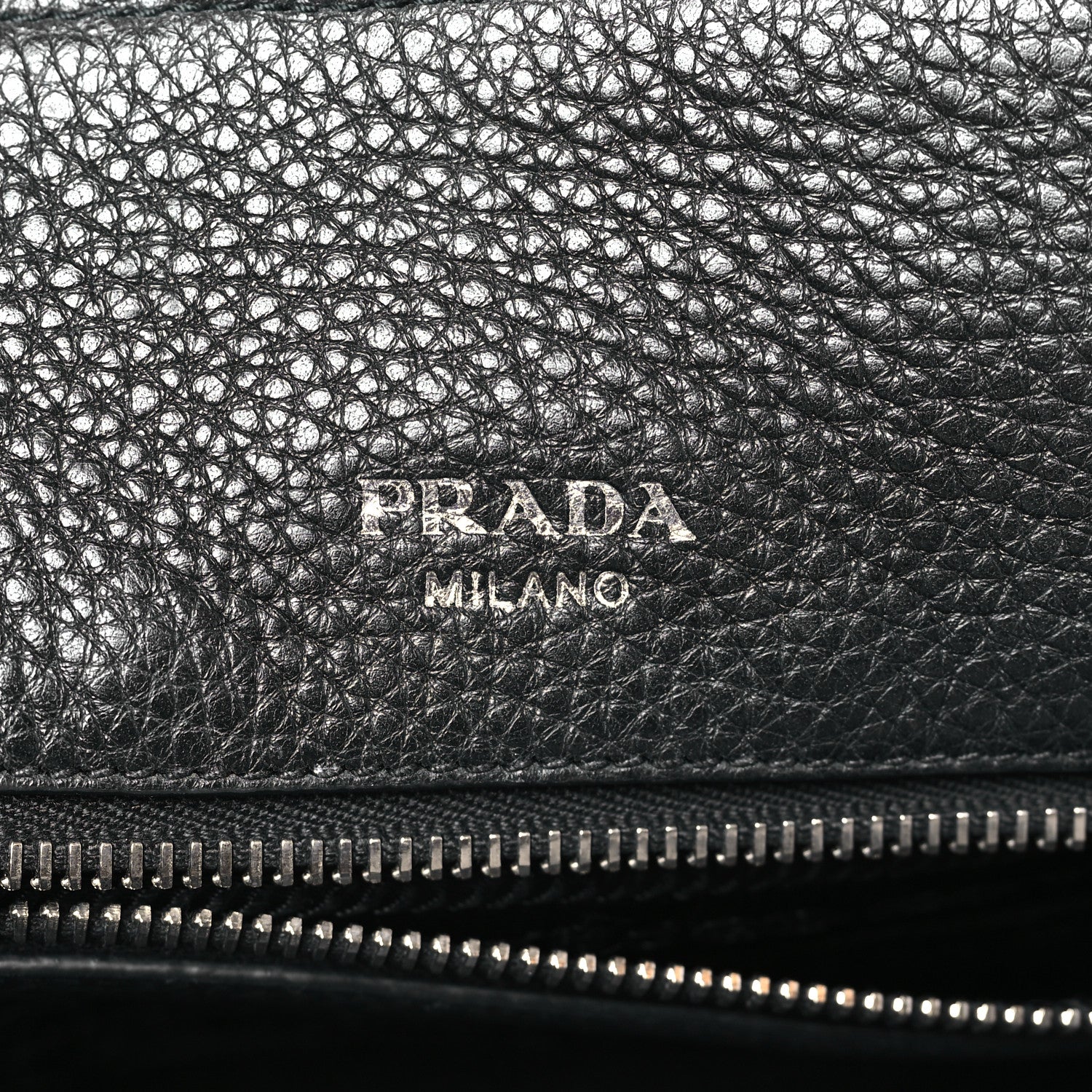Prada Vitello Phenix Tote Black 6 of 9