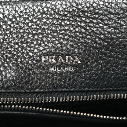 Prada Vitello Phenix Tote Black 6 of 9