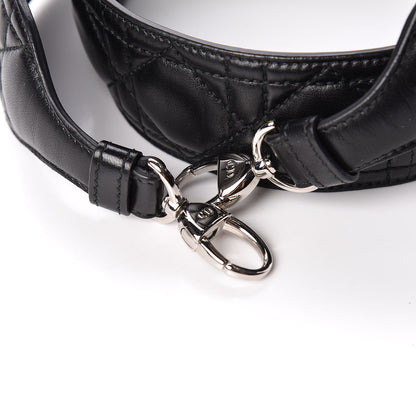 Christian Dior Lambskin Cannage Shoulder Strap Black 4 of 4