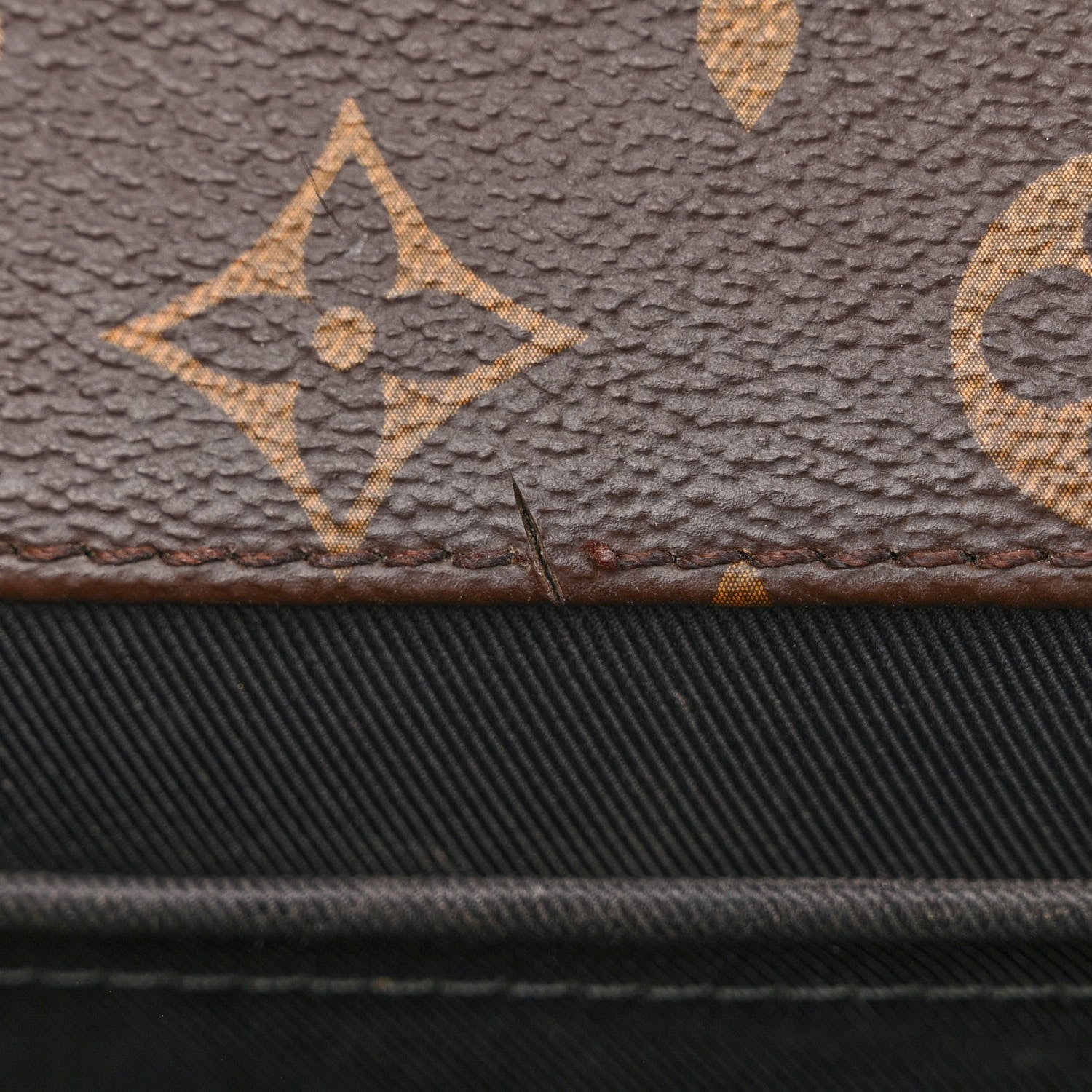 Louis Vuitton Patent Calfskin Monogram Cherrywood PM Black 10 of 12