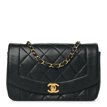 Chanel Lambskin Quilted Small Single Flap Black 1 of 10