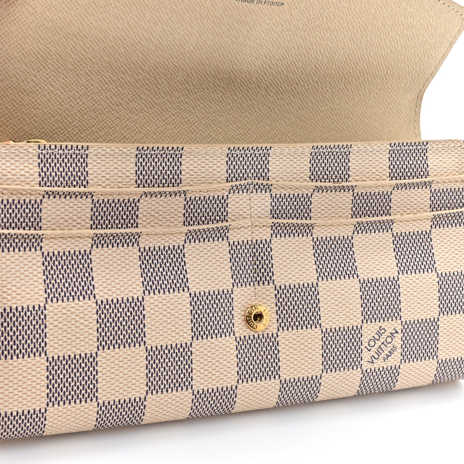 Louis Vuitton Damier Azur Sarah Wallet NM 8 of 13