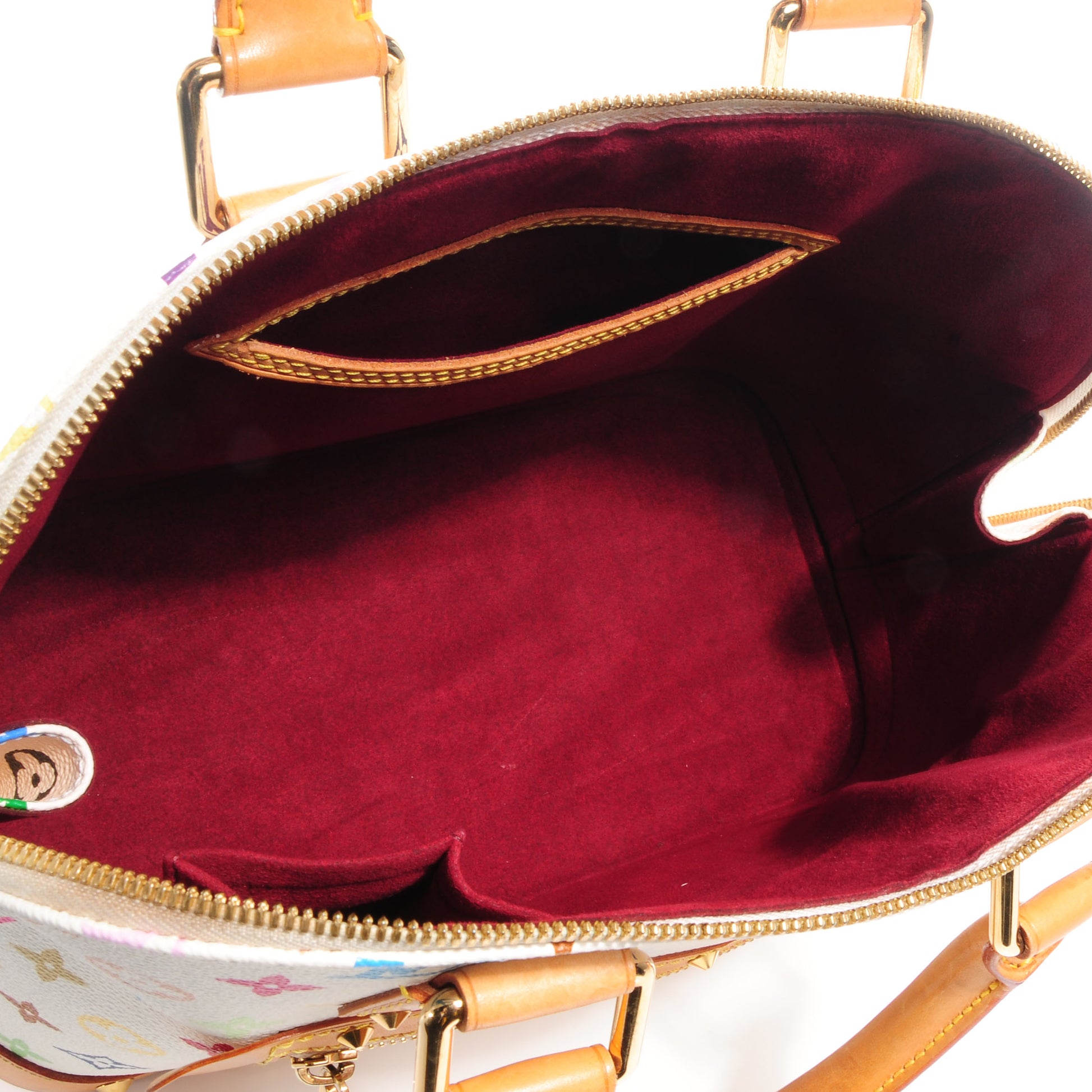 Louis Vuitton Monogram Multicolor Alma White 5 of 7