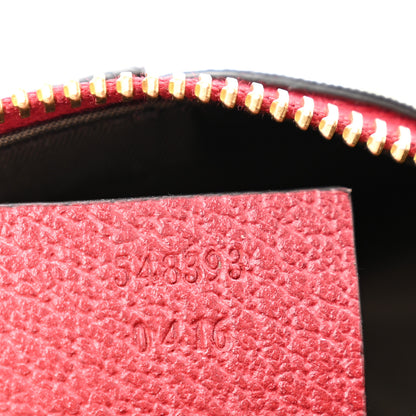 Gucci Soft GG Supreme Monogram Flora Calfskin Medium Ophidia Cosmetic Case Beige Ebony Multicolor Rosso 7 of 9