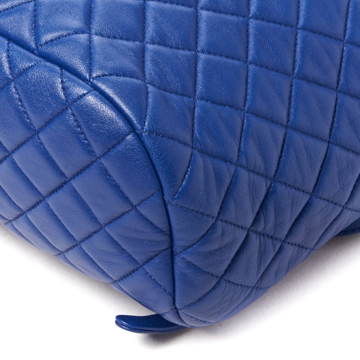 Chanel Lambskin Quilted Large Urban Spirit Backpack Blue 5 of 10