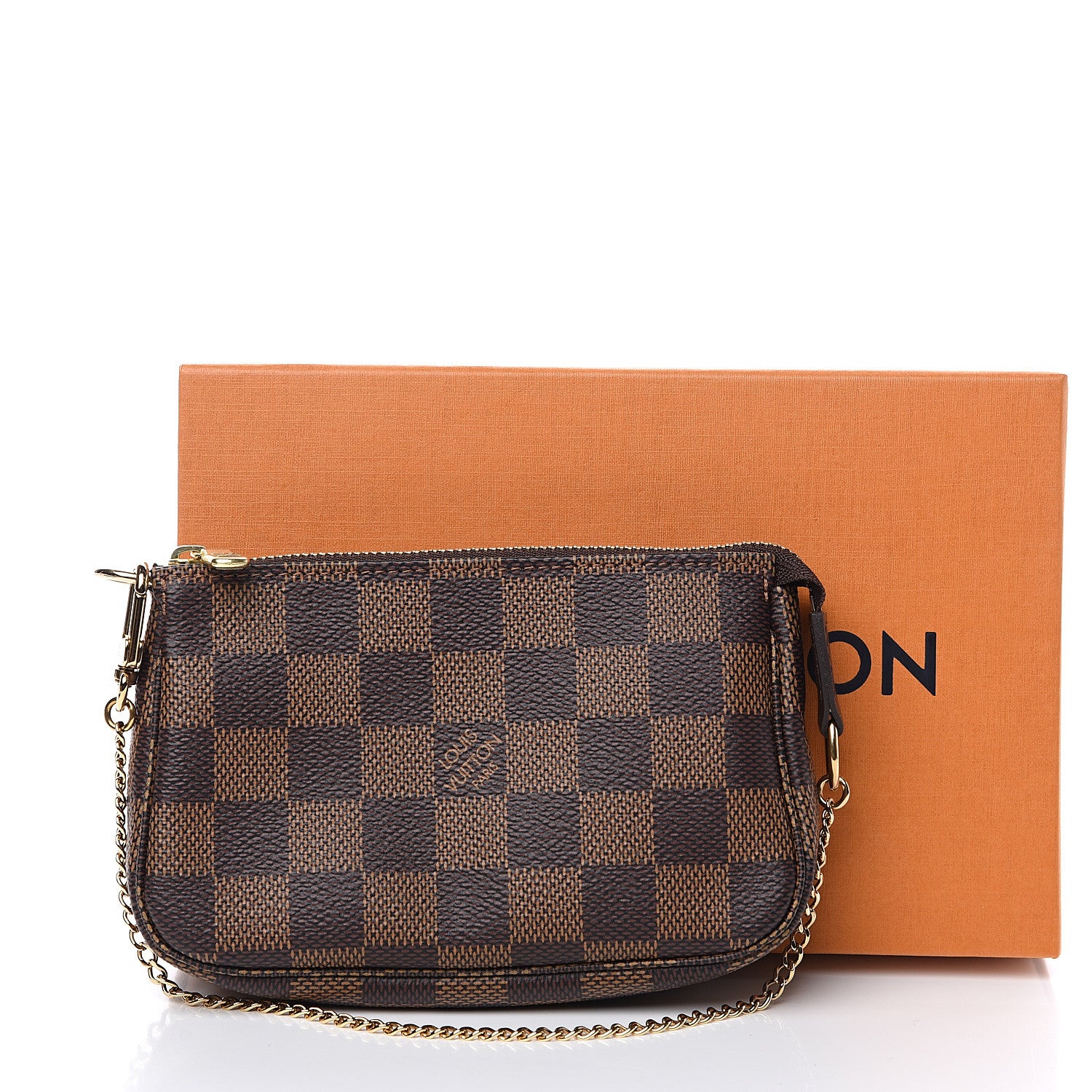 Louis Vuitton Damier Ebene Mini Pochette Accessories 7 of 7
