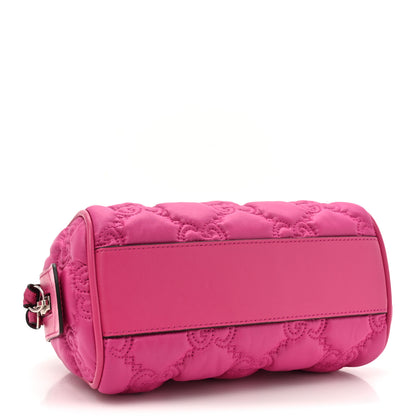 Gucci Nylon Calfskin Enamel GG Matelasse Mini Bowler Bag Lovely 4 of 10
