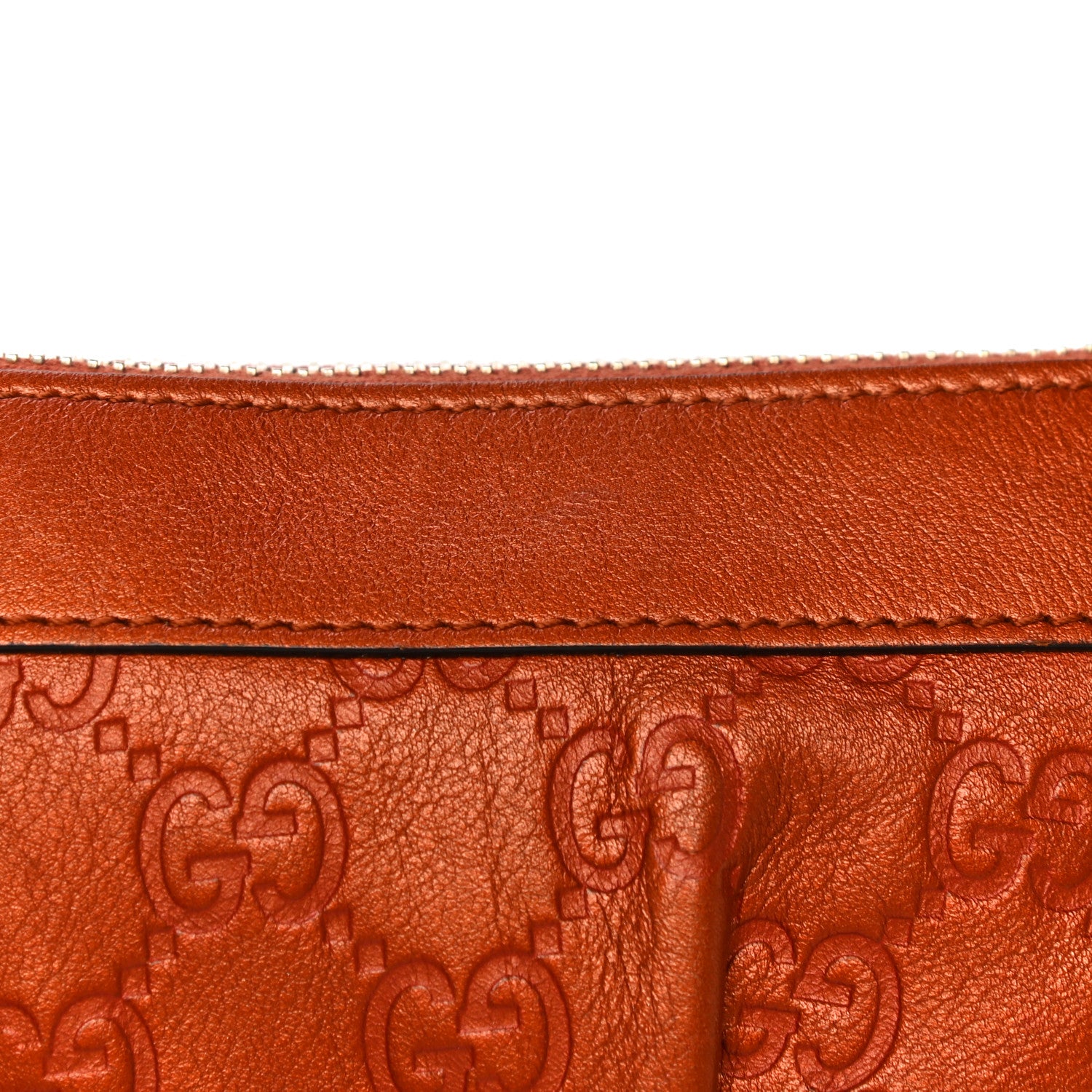 Gucci Guccissima Heart Wristlet Orange 15 of 16