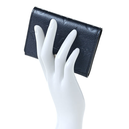Louis Vuitton Metallic Empreinte Business Card Holder Navy Nacre 2 of 8