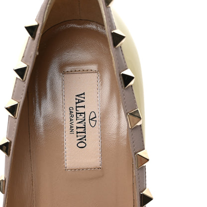 Valentino Garavani Patent Rockstud 85mm Pumps 38 Ivory Poudre 7 of 9