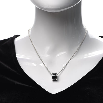 Bulgari Sterling Silver Ceramic Save The Children Pendant Necklace 2 of 7
