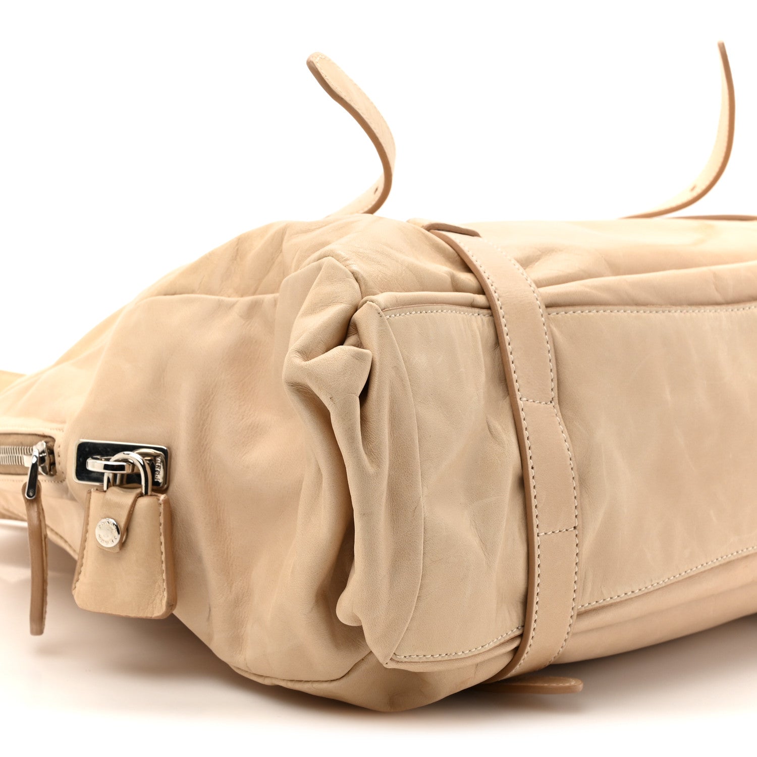Prada Nappa New Look Tote Beige 9 of 15