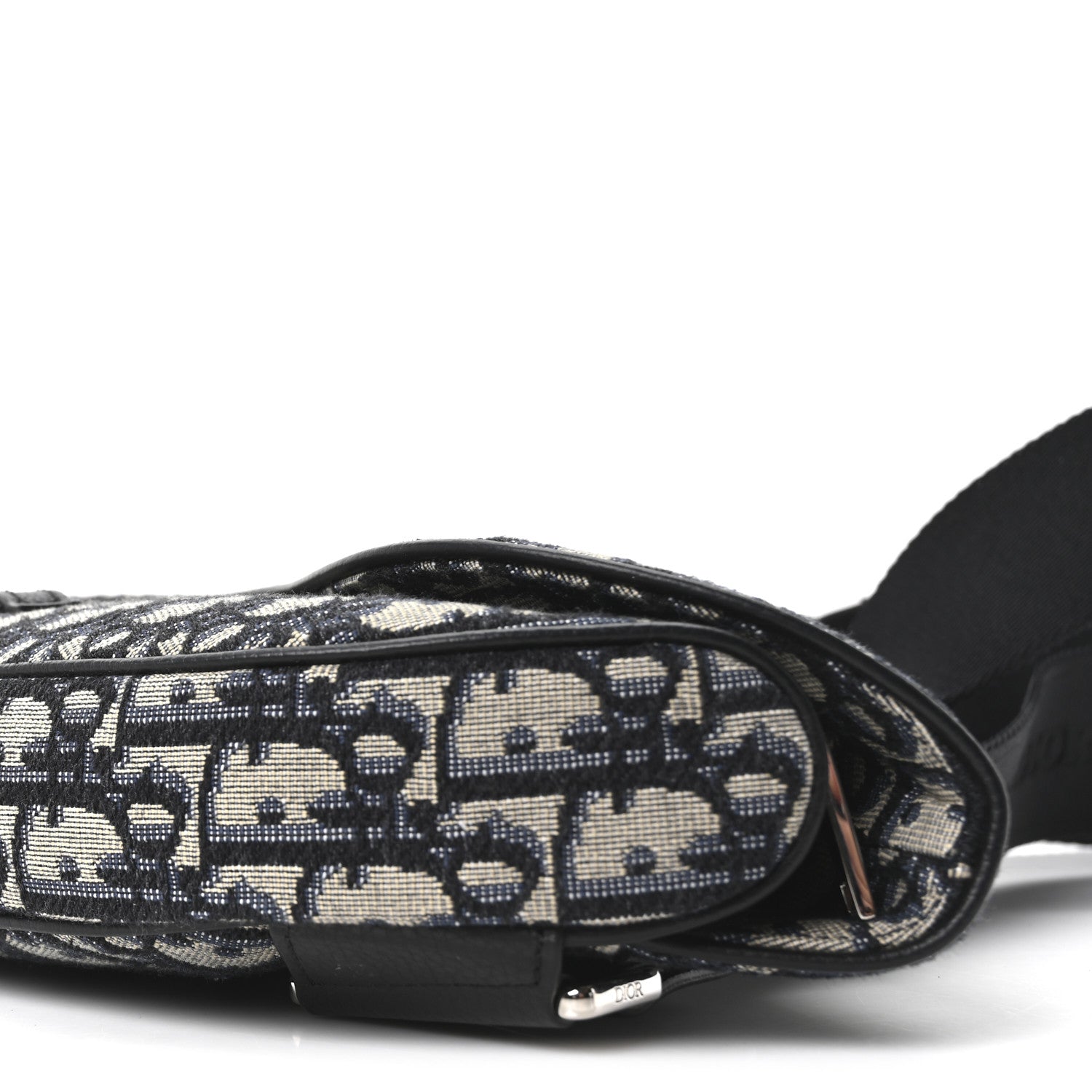 Christian Dior Oblique Mens Saddle Bag Blue 9 of 9