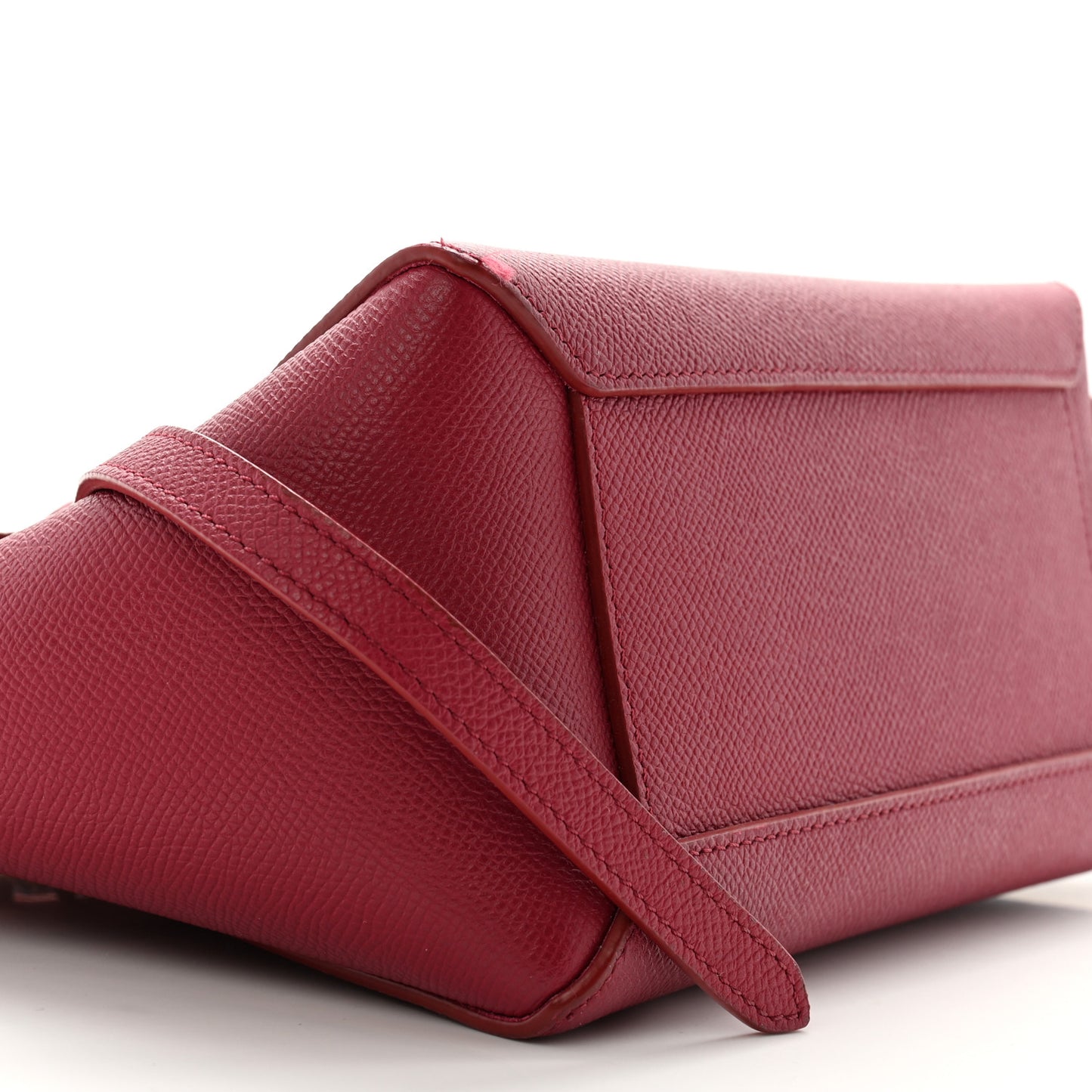 Grained Calfskin Nano Belt Bag Acai