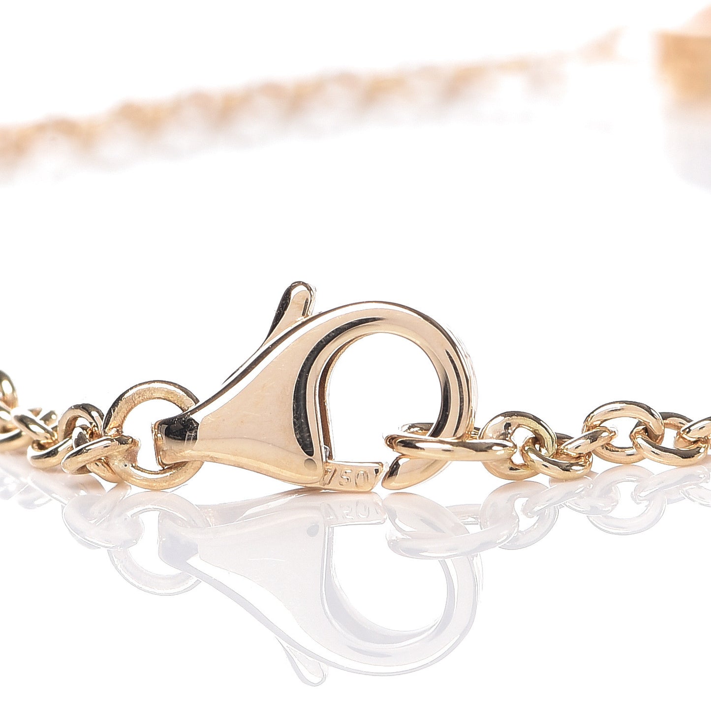 18K Yellow Gold Interlocking LOVE Bracelet