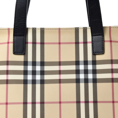 Burberry House Check Regent Tote Black 10 of 10