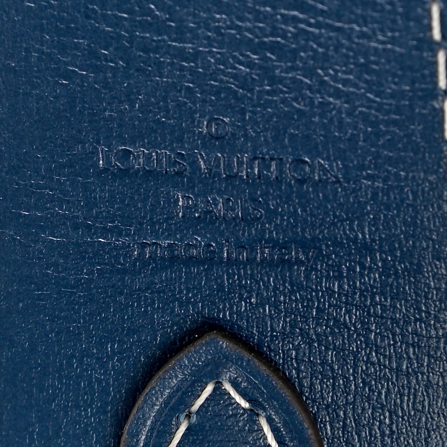 Louis Vuitton Denim Monogram Jacquard Bandouliere Shoulder Strap Bleu 3 of 4