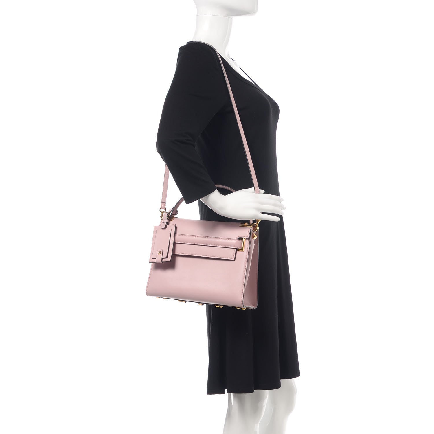 Valentino Garavani Vitello Small My Rockstud Frame Bag Poudre 2 of 11