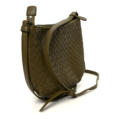 Bottega Veneta Nappa Intrecciato Crossbody Olive 3 of 12