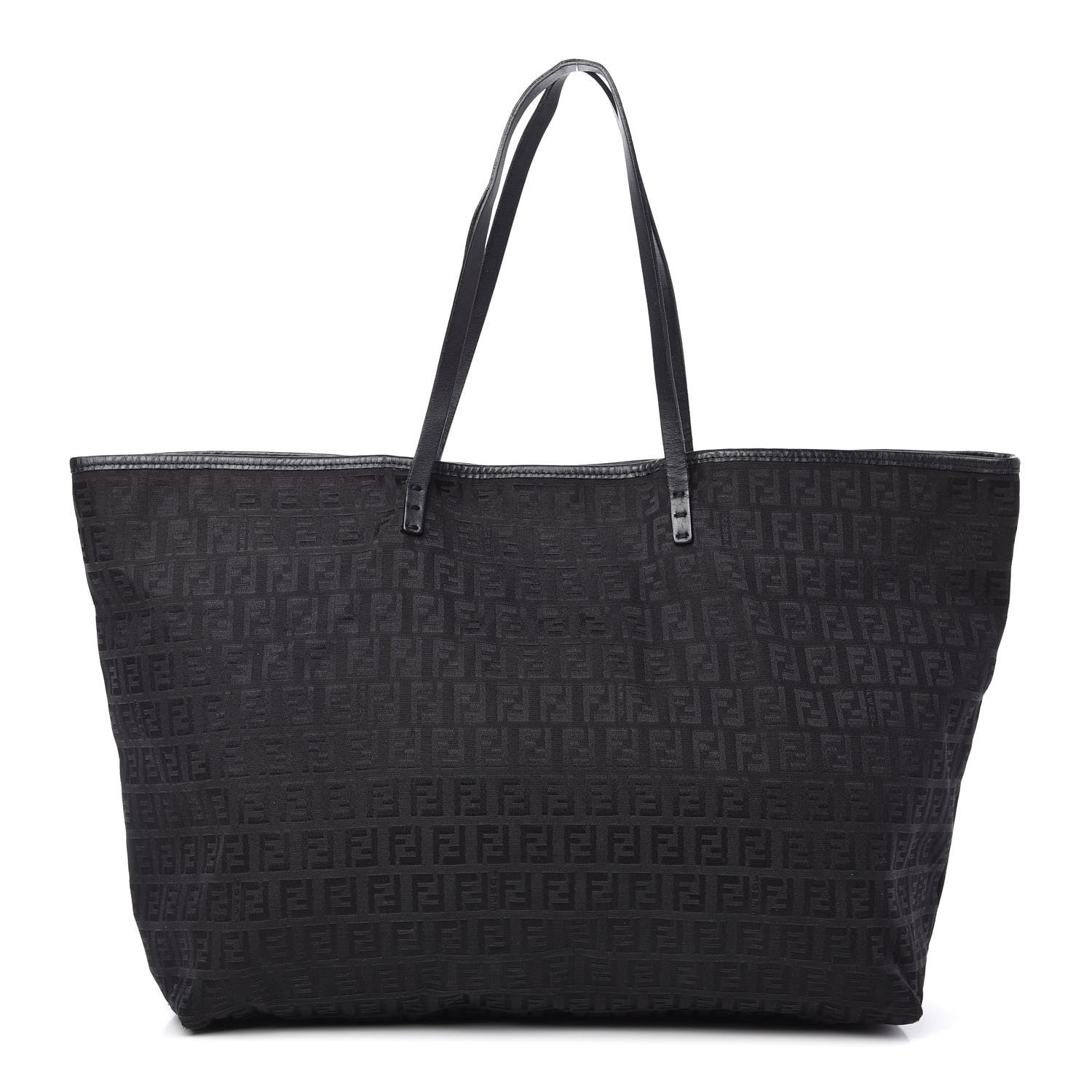 Fendi Zucchino Shopping Tote Black 1 of 9