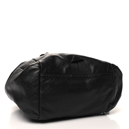 Louis Vuitton Calfskin Monogram Shadow Discovery Backpack Black 4 of 9