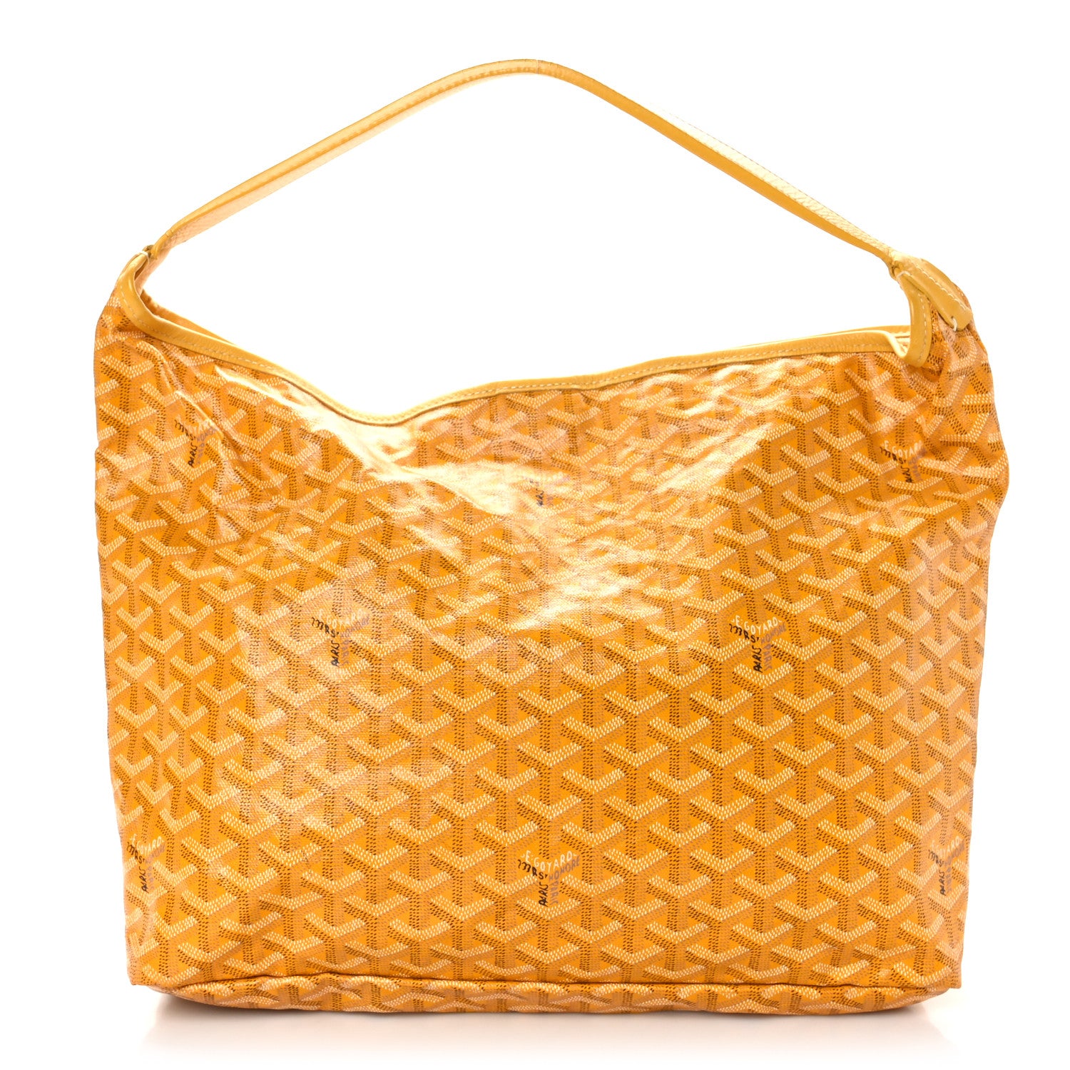 Goyard Goyardine Fidji Zip Hobo Yellow 1 of 10