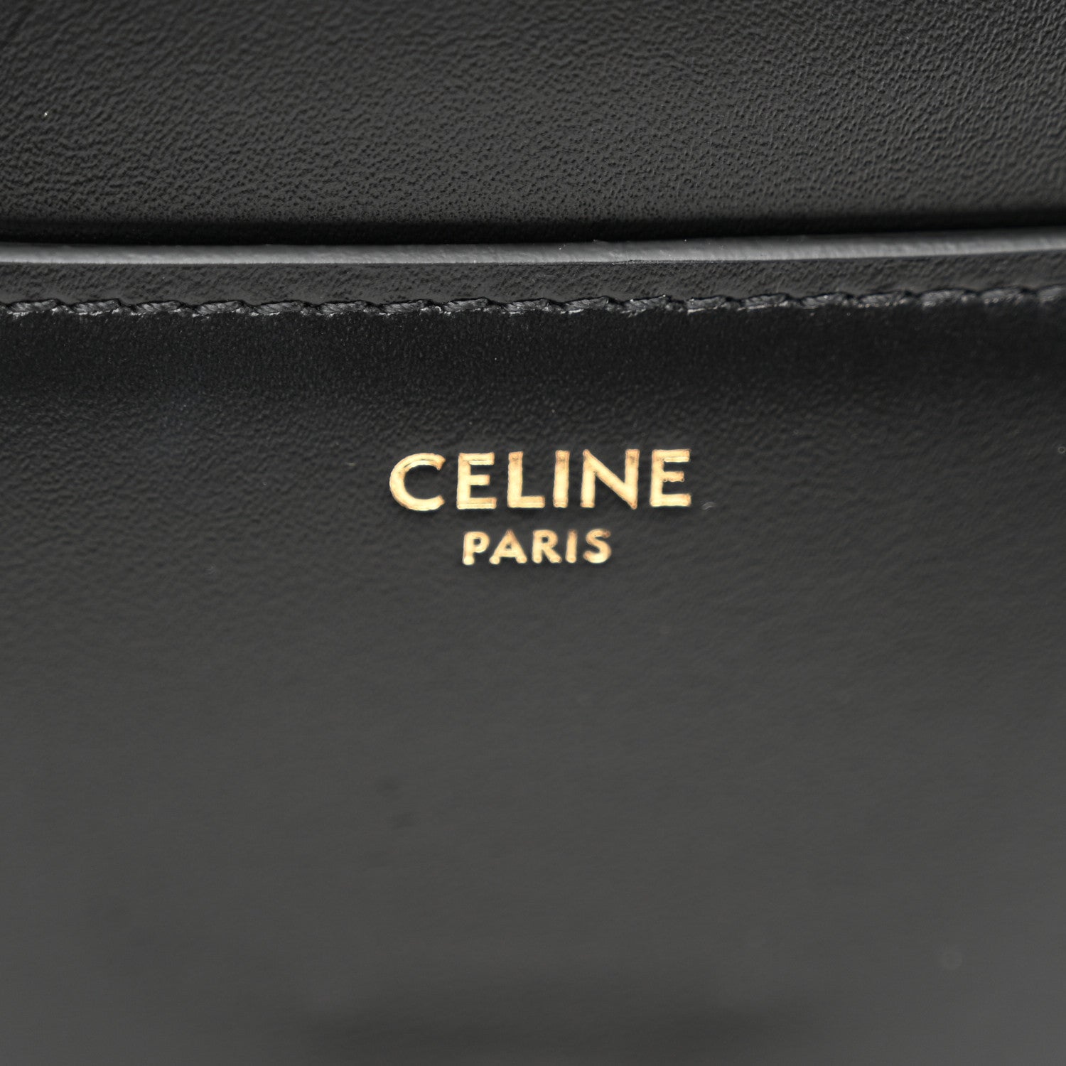 Celine Satinated Calfskin Small 16 Top Handle Bag Black 6 of 12