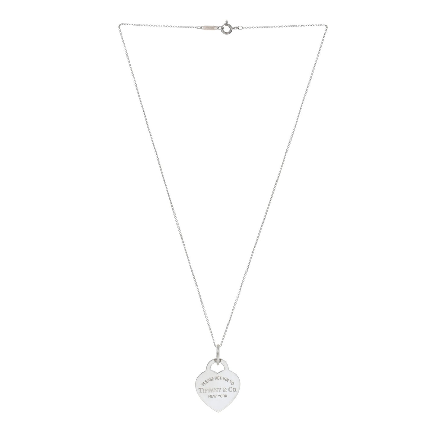 Sterling Silver Return To Tiffany Heart Pendant Necklace