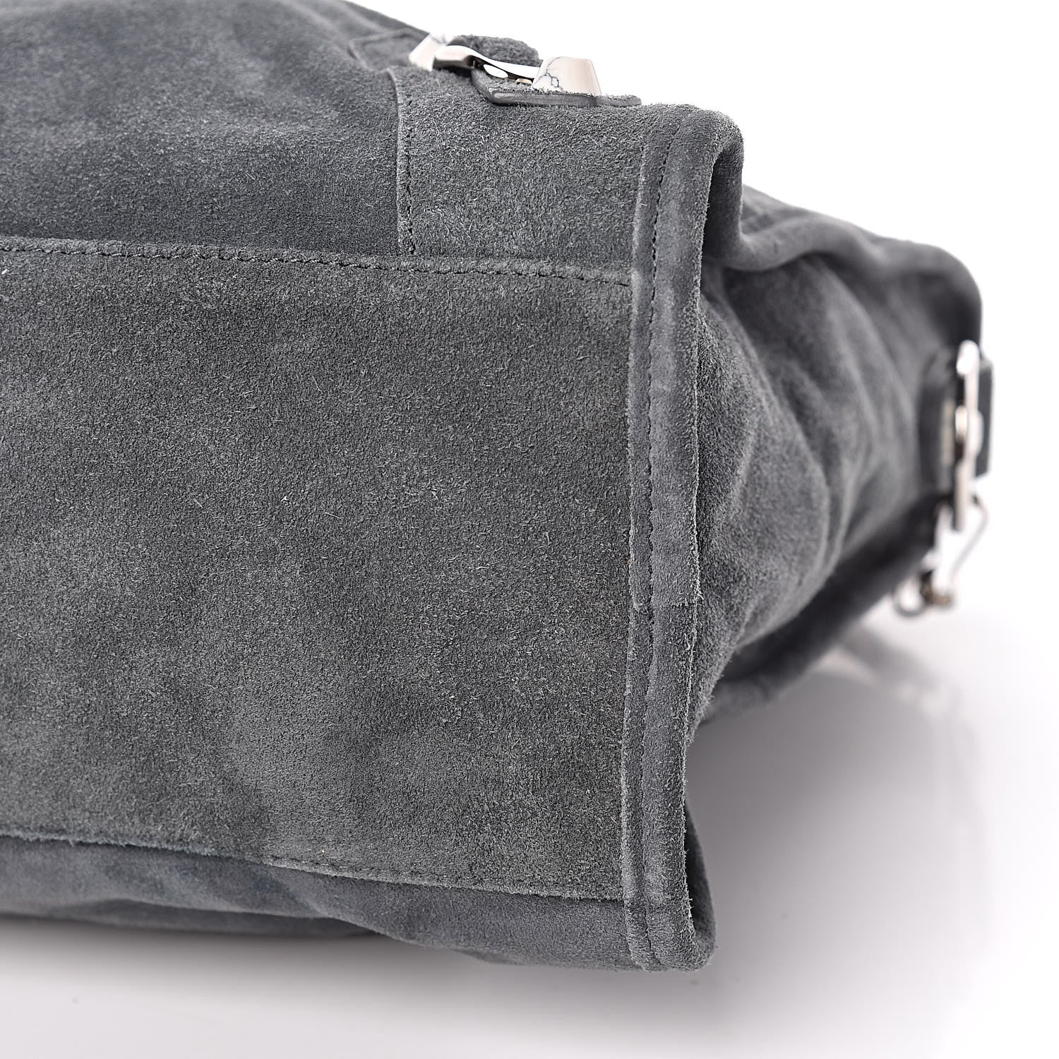 Balenciaga Baby Daim Suede Marble Hardware City Grey 10 of 10