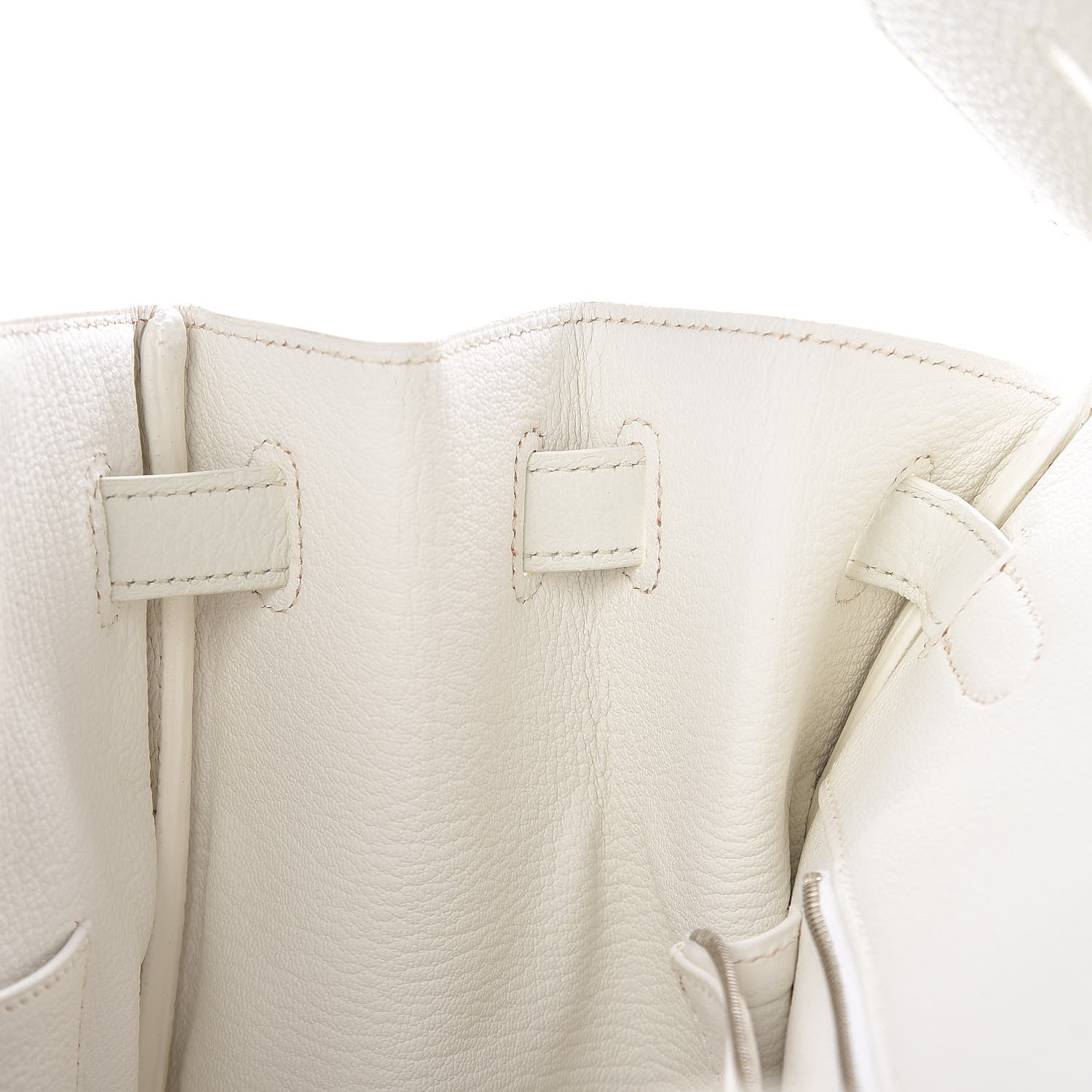 Hermes Taurillon Clemence Birkin 40 White 14 of 39