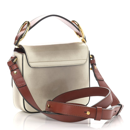 Chloe Shaded Glossy Calfskin Lizard Embossed Mini C Double Carry Grey 3 of 12