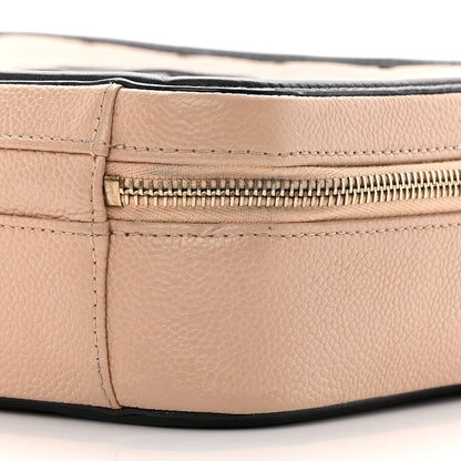 Chanel Caviar Quilted Medium CC Filigree Vanity Case Beige Black 10 of 19